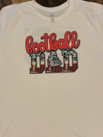 Bulldog football dad tee