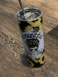 Sunflower motherhood tumbler